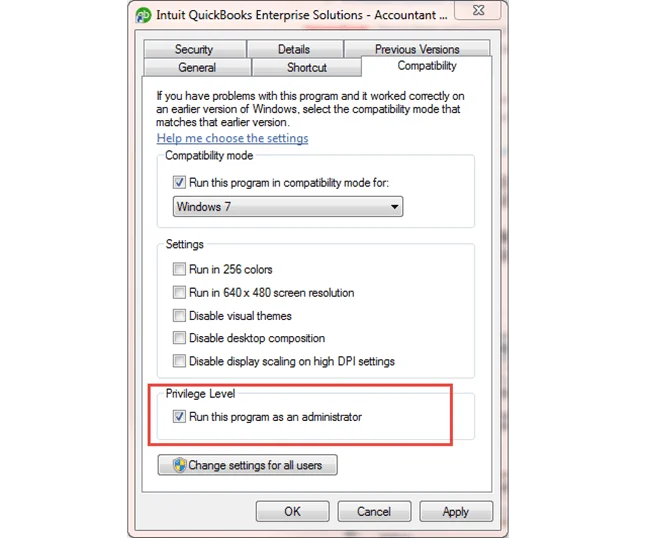 Run this Program as Administrator