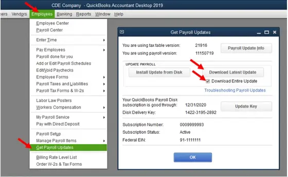 Get Payroll Update