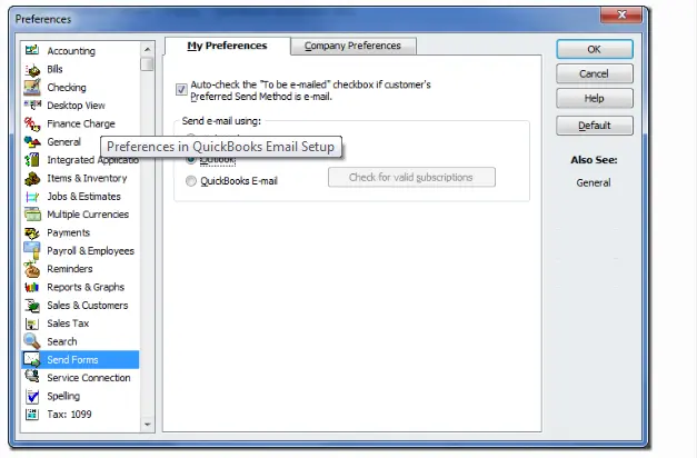 QuickBooks-Email-Setup