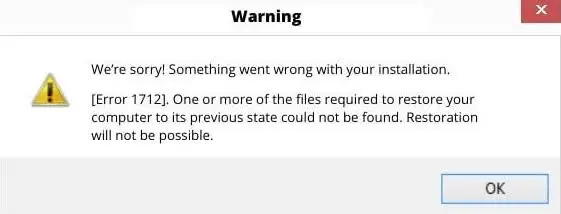 How to Fix QuickBooks Error 1712 When Installing or Updating