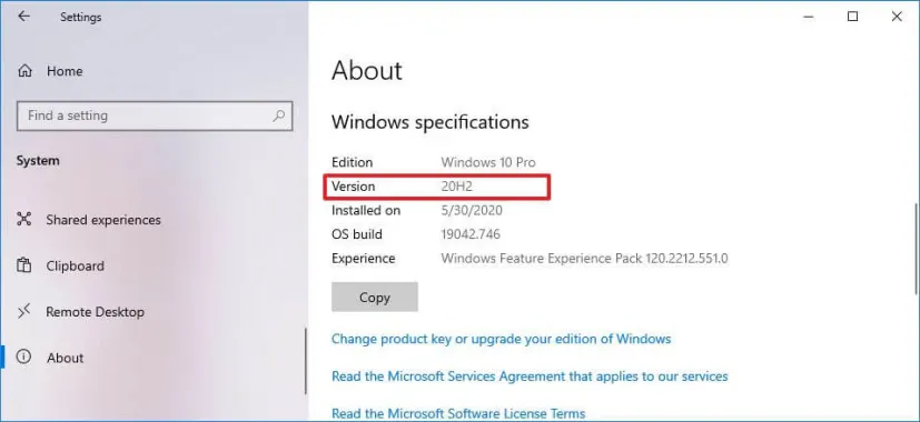 check-windows-10-version-settings