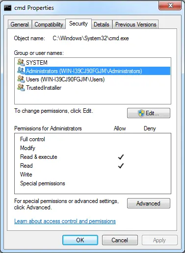 Check Windows Permissions for QuickBooks
