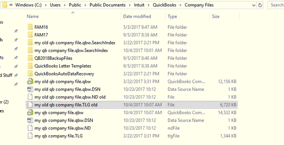 Rename the .ND and .TLG File