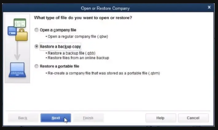 Restore a Backup Copy
