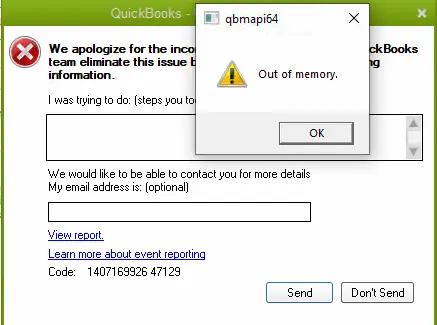 quickbooks-qbmapi64-out-of-memory-error