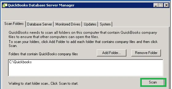Scan-Folders-QuickBooks-Database-Server-manager