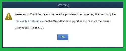QuickBooks Error 6155