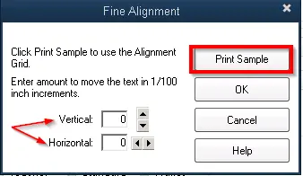 Alignment-paycheck-printing