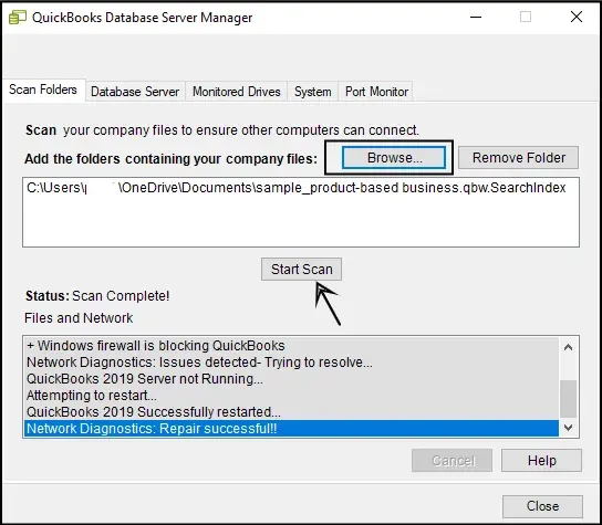 Start-Scan-QuickBooks-Database-Server-Manager